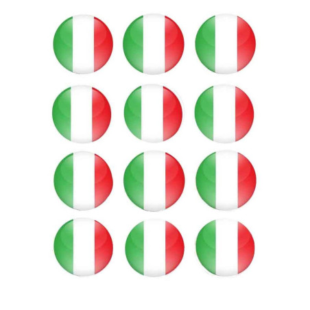 12-Mini-dischi-di-zucchero-bandiera-italiana