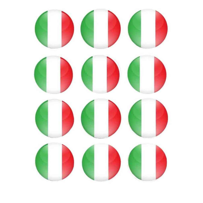 12-Mini-dischi-di-zucchero-bandiera-italiana