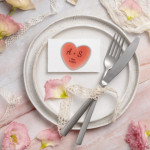 Caramelle a cuore personalizzate per matrimonio