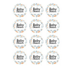 Dischi commestibili per cupcake per baby shower