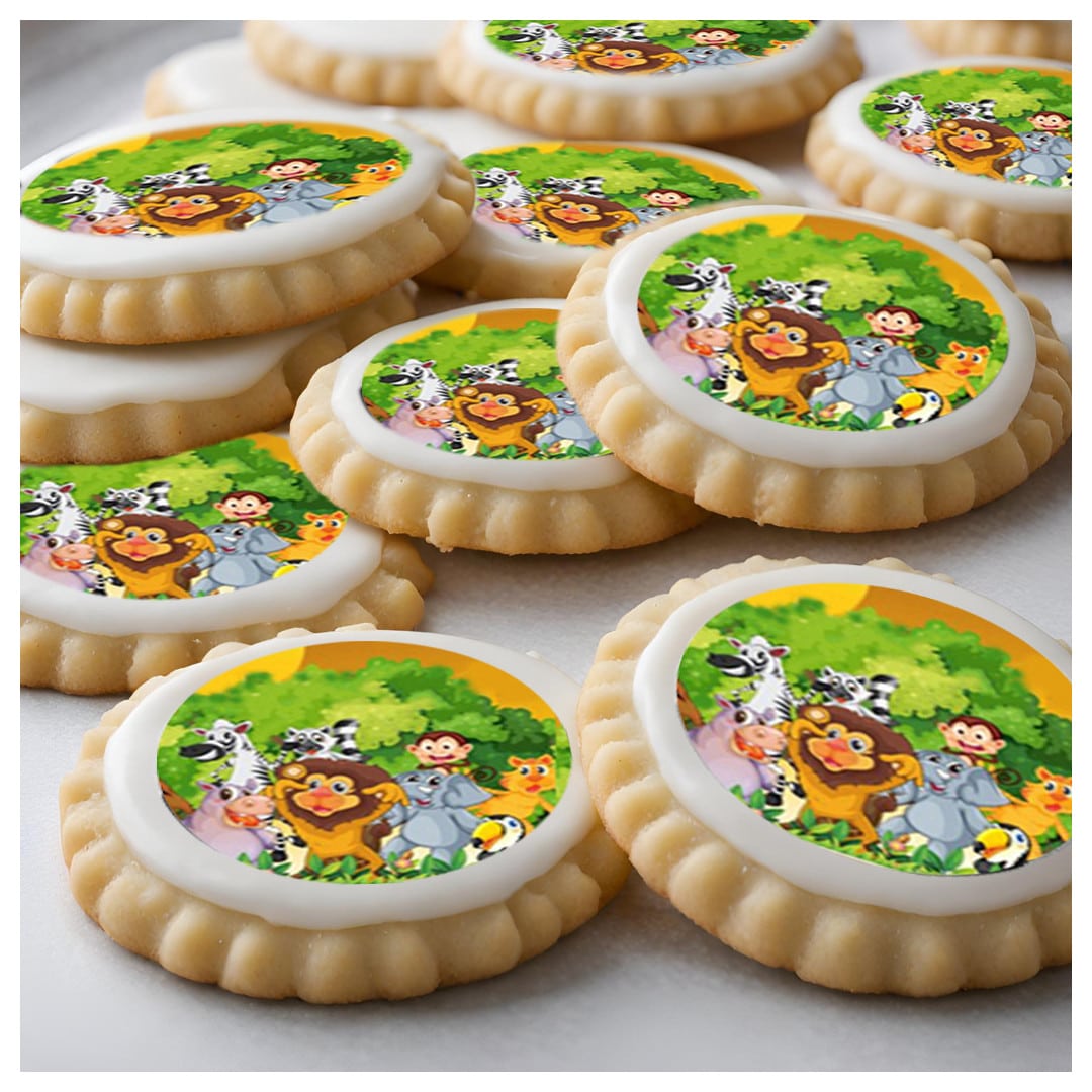 Decorazione cupcake giungla