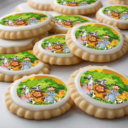 Decorazione cupcake giungla
