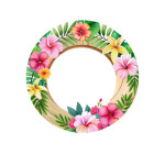 Foto commestibile rotonda personalizzata delle Hawaii