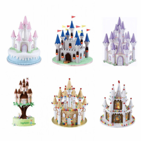 6 tipi di torte castello 3d