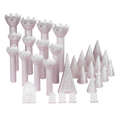 dettaglio dello stampo 3d del castello di Wilton
