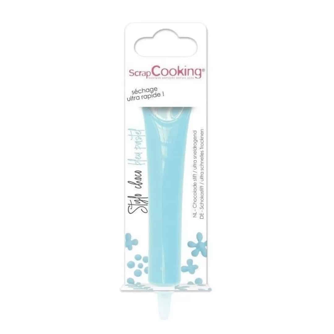 Penna cioccolato blu pastello