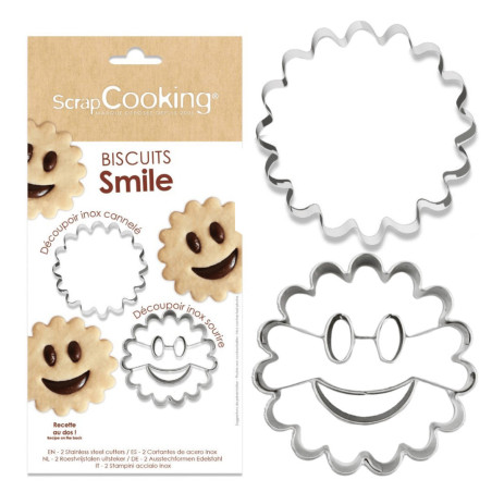 Tagliabiscotti a forma di sorriso