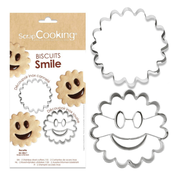 Tagliabiscotti a forma di sorriso