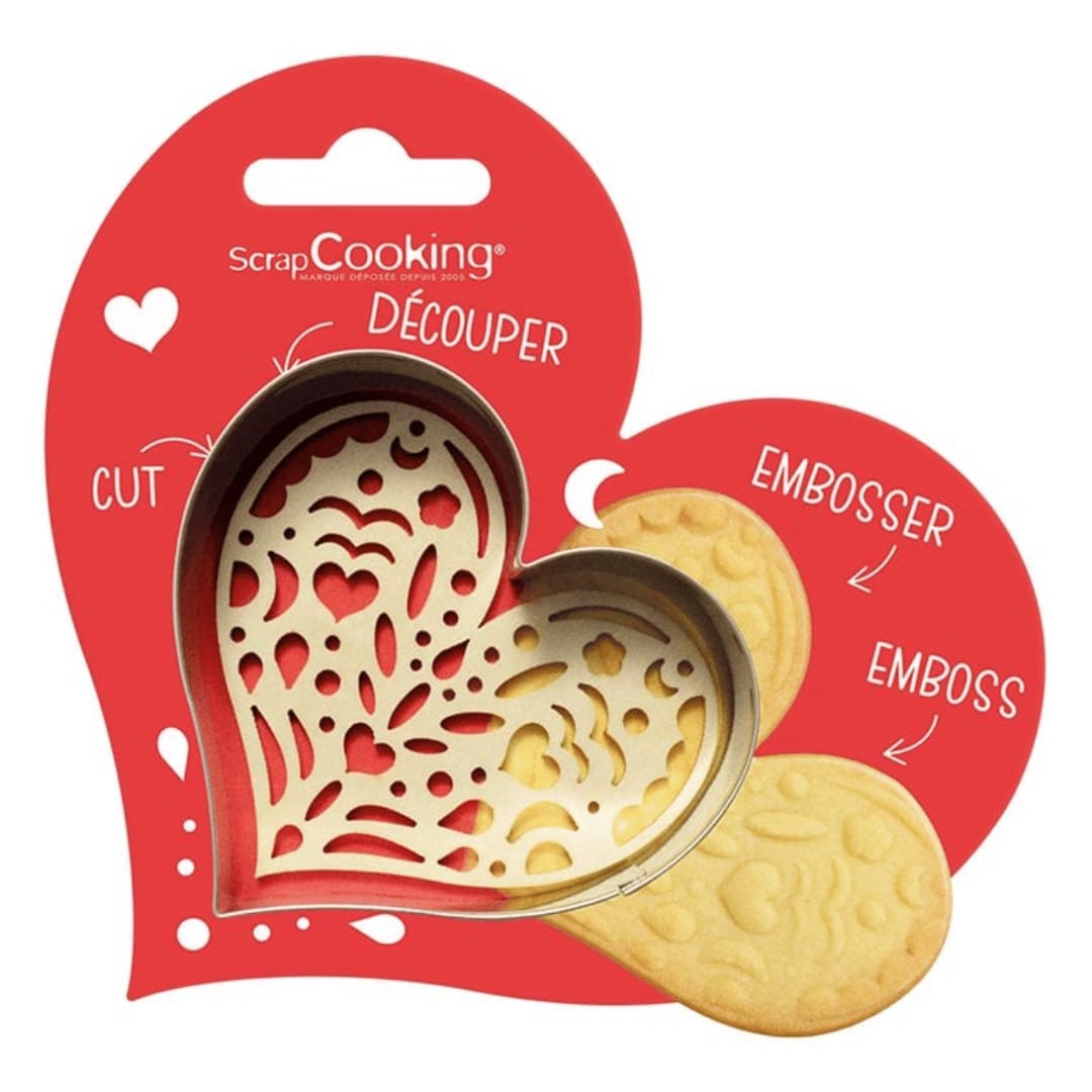 Taglierina per goffratura a forma di cuore