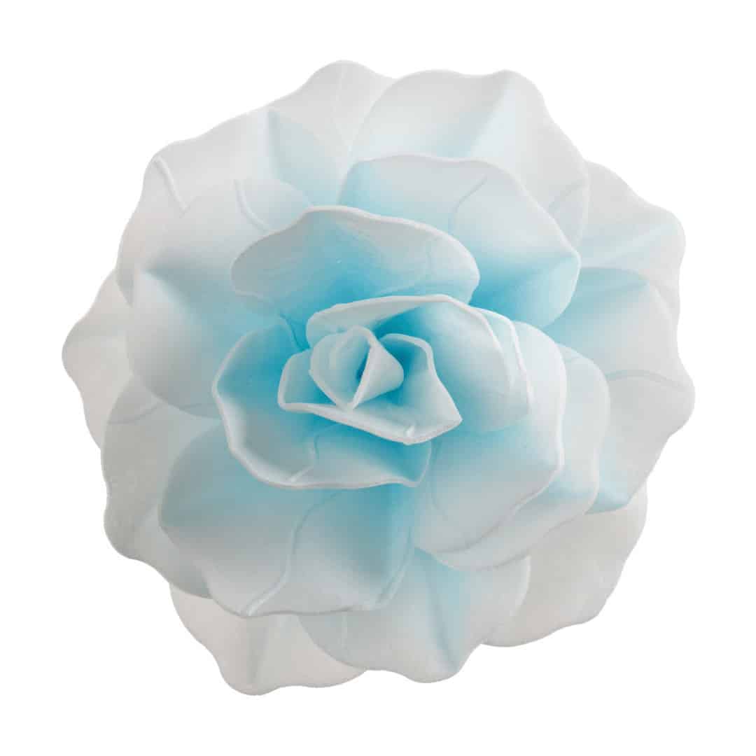 Fiore di cialda blu gigante Dekora