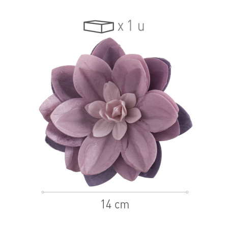 fiore di cialda viola