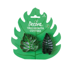 2 tagliabiscotti Decora a forma di foglia tropicale