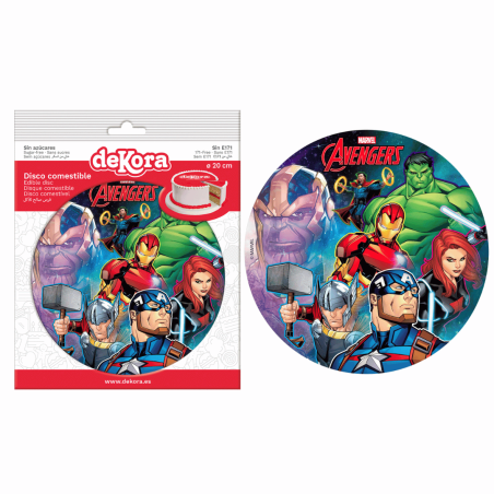 Confezione di dischi di zucchero Avengers