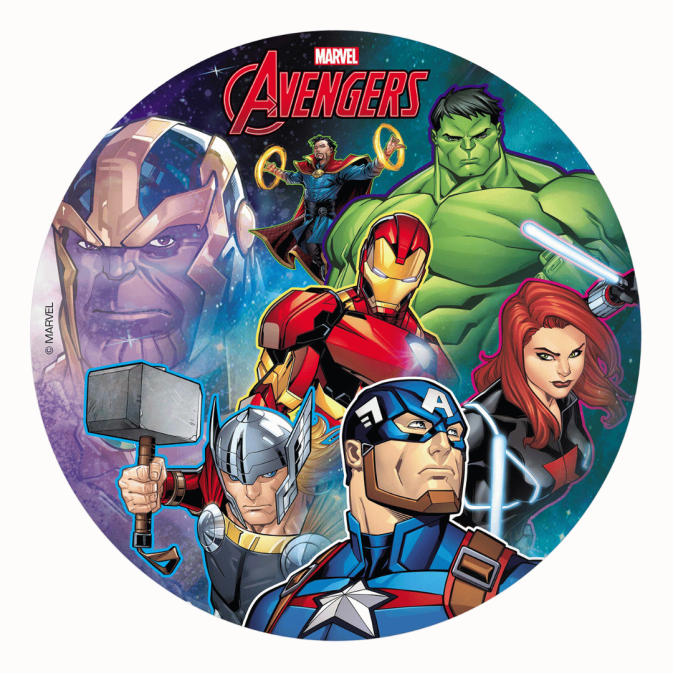 Disco di zucchero Avengers