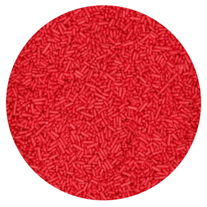Vermicelli di zucchero rosso