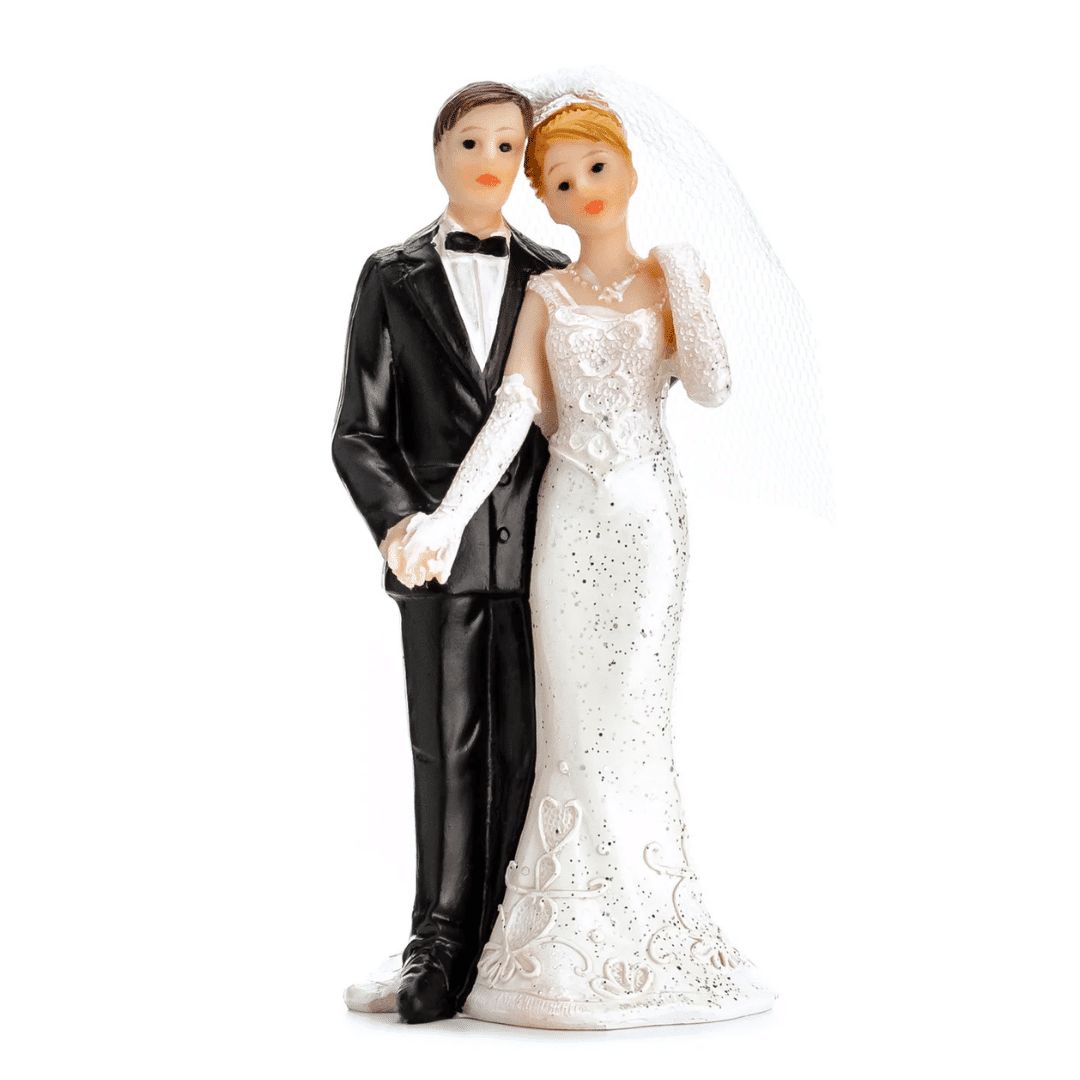 Cake topper coppia matrimonio 11 cm