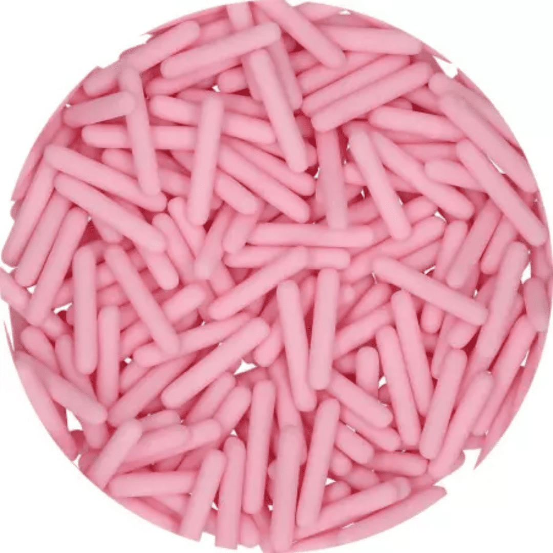 Bastoncini di zucchero rosa Funcakes