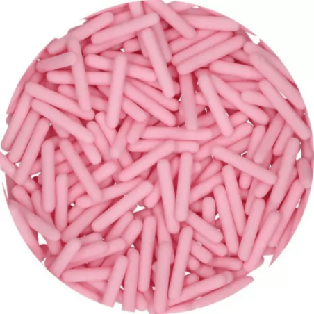 Bastoncini di zucchero rosa Funcakes