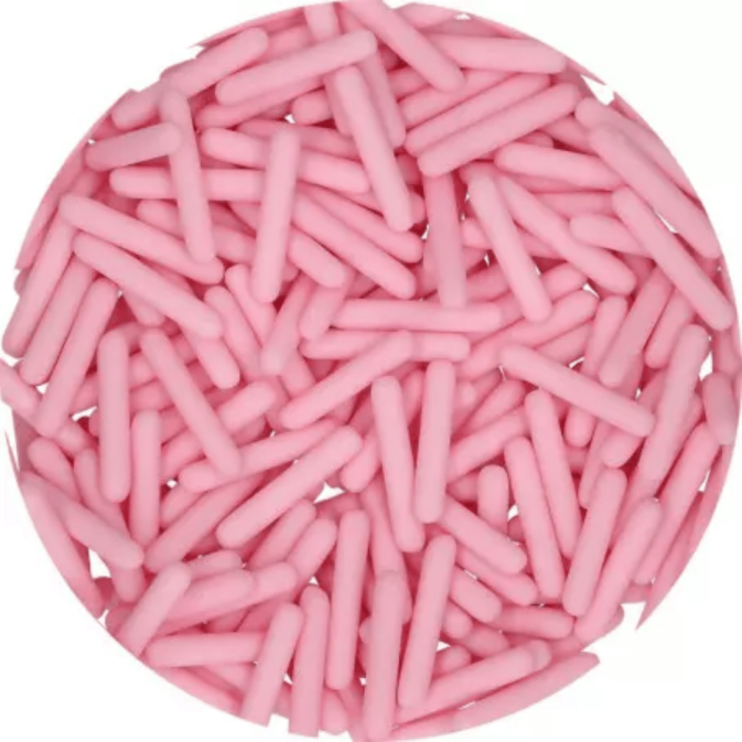 Bastoncini di zucchero rosa Funcakes