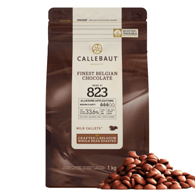 Cioccolato al latte in ciottoli Caillebaut | Attrezzature e ingredienti per pasticceria