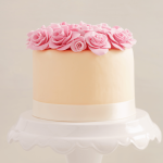 torta con marzapane bianco