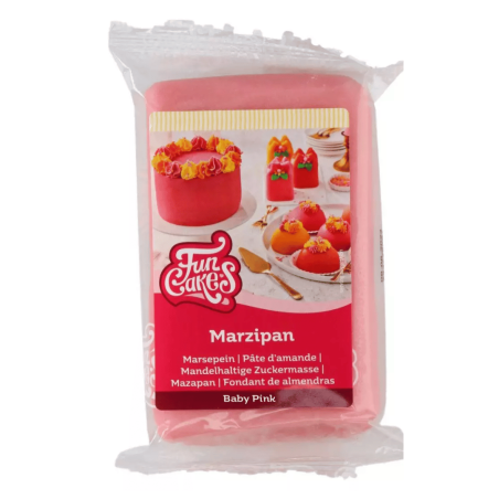 Funcakes pasta di mandorle rosa baby 250 gr