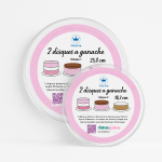 Disco di ganache acrilica in set da 2 - dimensione a scelta