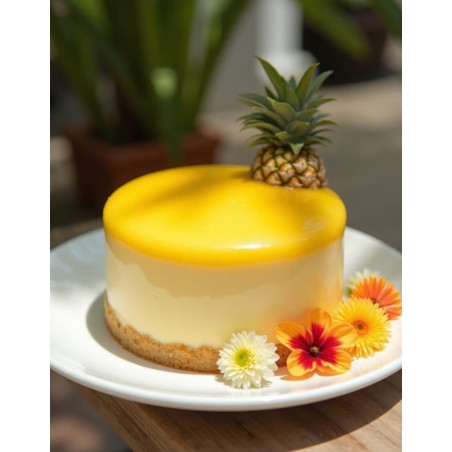 Dessert all'ananas con purea di frutta - Ravifruit