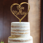 Cake Topper Lunga vita agli sposi sulla torta