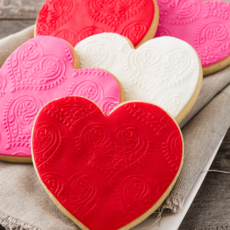 6 tagliabiscotti a forma di cuore | Attrezzature per pasticceria
