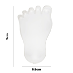 Tagliabiscotti a forma di piedini di bambino, misura 9 cm