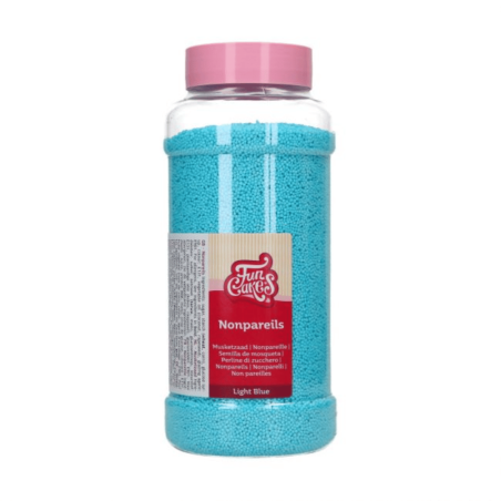 barattolo di Mini Perle di Zucchero Blu 1 mm - 800 gr