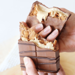 tavoletta di cioccolato interno crema di nocciole