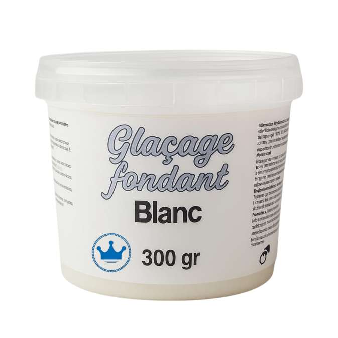 glassa fondente bianca 300 gr silkytop