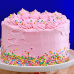 torta alla crema di burro e fragole