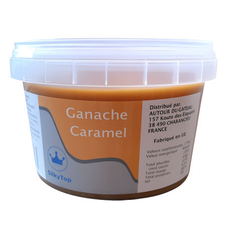 ganache al caramello pronta all'uso