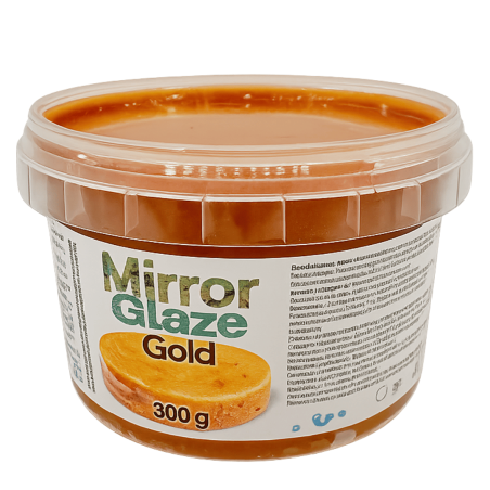 Smalto a specchio glitterato oro