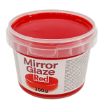 vasetto di smalto a specchio glitterato rosso