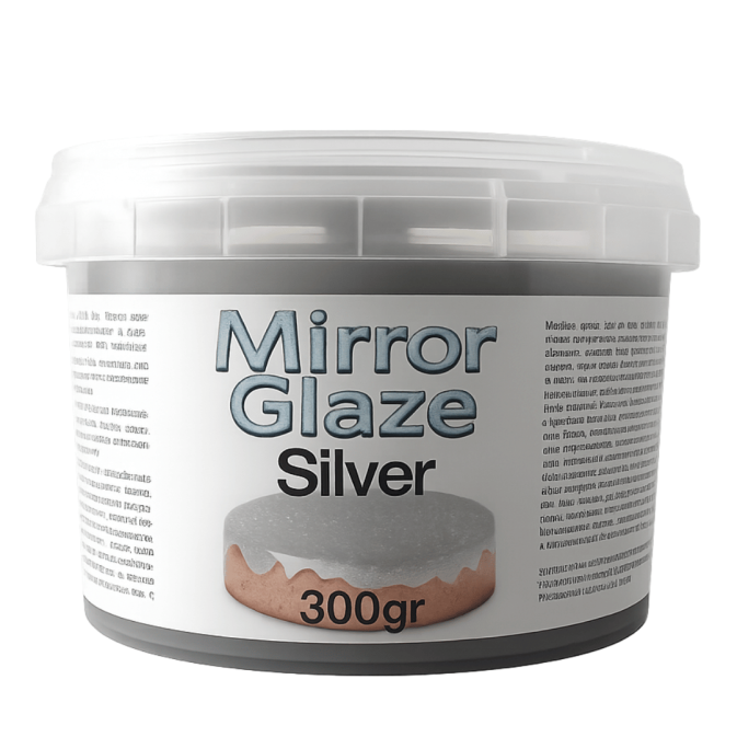 smalto a specchio argentato silkytop 300gr