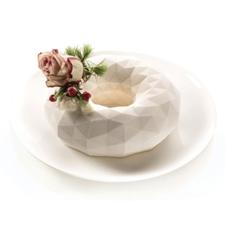 torta bianca a forma di gioia