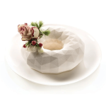 torta bianca a forma di gioia
