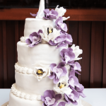 fiori di pasta di gomma viola