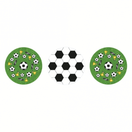 75 pirottini per cupcake a tema calcio