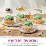 Set di pirottini per cupcake Safari