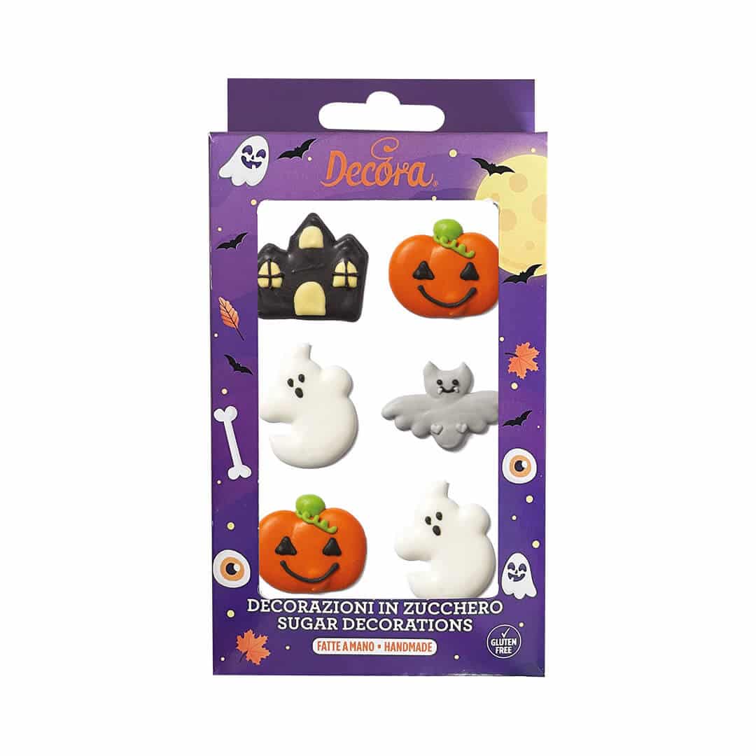 6 soggetti di zucchero di Halloween
