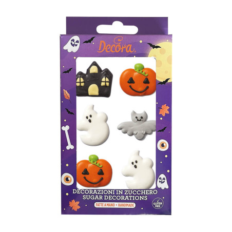 6 soggetti di zucchero di Halloween