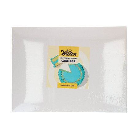 scatola per torte regolabile in altezza da 20 a 28 cm