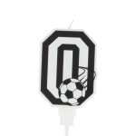 Candele di compleanno con numeri di calcio