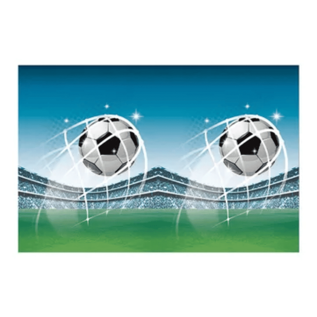 Tovaglia da calcio in plastica