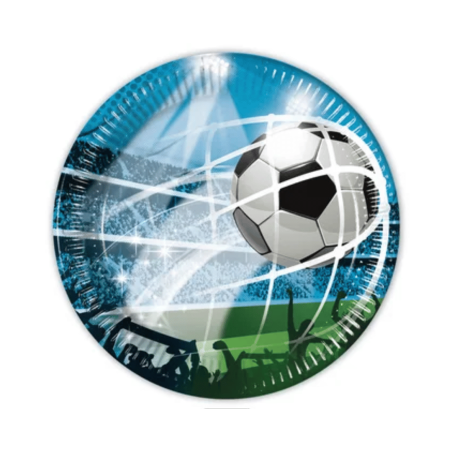 Set di 8 piatti da calcio